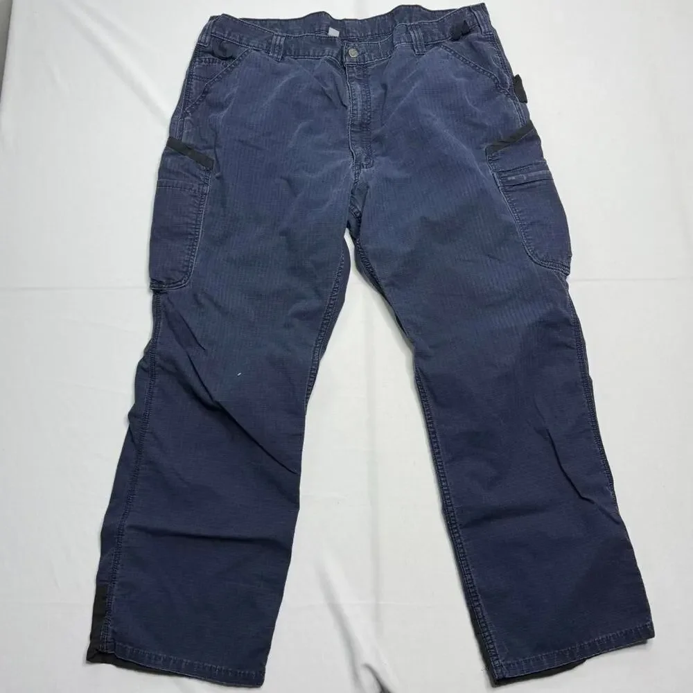 Cahartt Navy Blue Cargo Pants Size 42x32